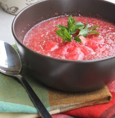 Watermelon Gazpacho Cold Soup