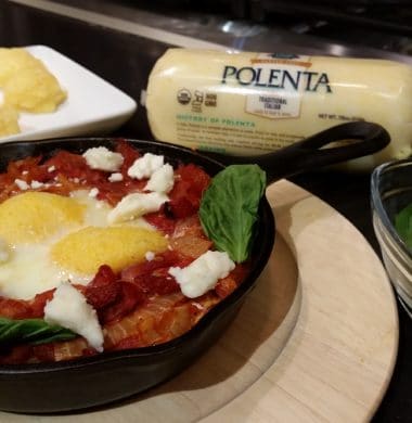 Polenta Eggs Piperade Recipe