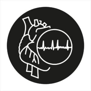 Heart with Simple ECG line